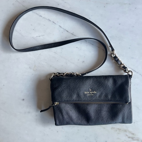 Kate Spade Black Textured Crossbody Bag - Picture 2 of 6